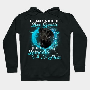 It Takes A Lot Of Love Sparkle To Be A Labrador Mom Hoodie